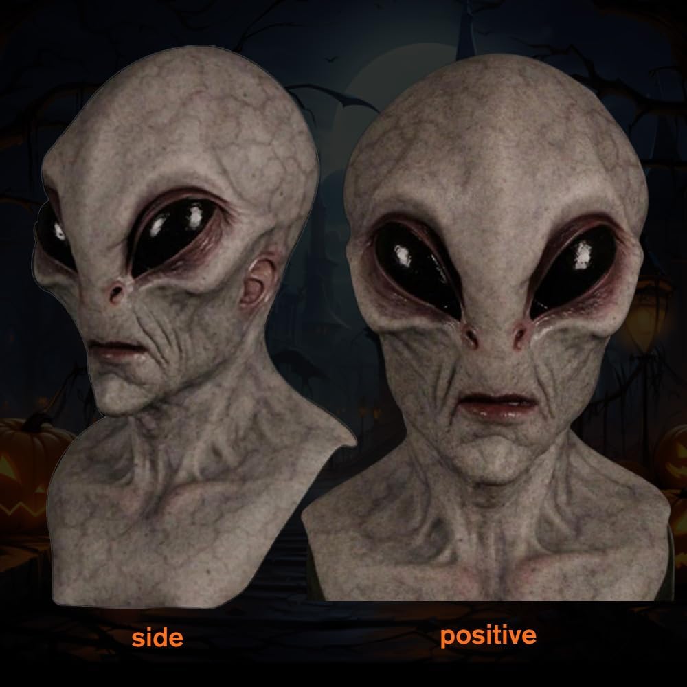 Alien Mask Full Head Skeleton Halloween