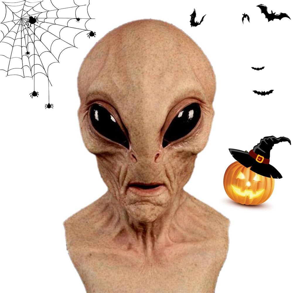 Alien Mask Full Head Skeleton Halloween