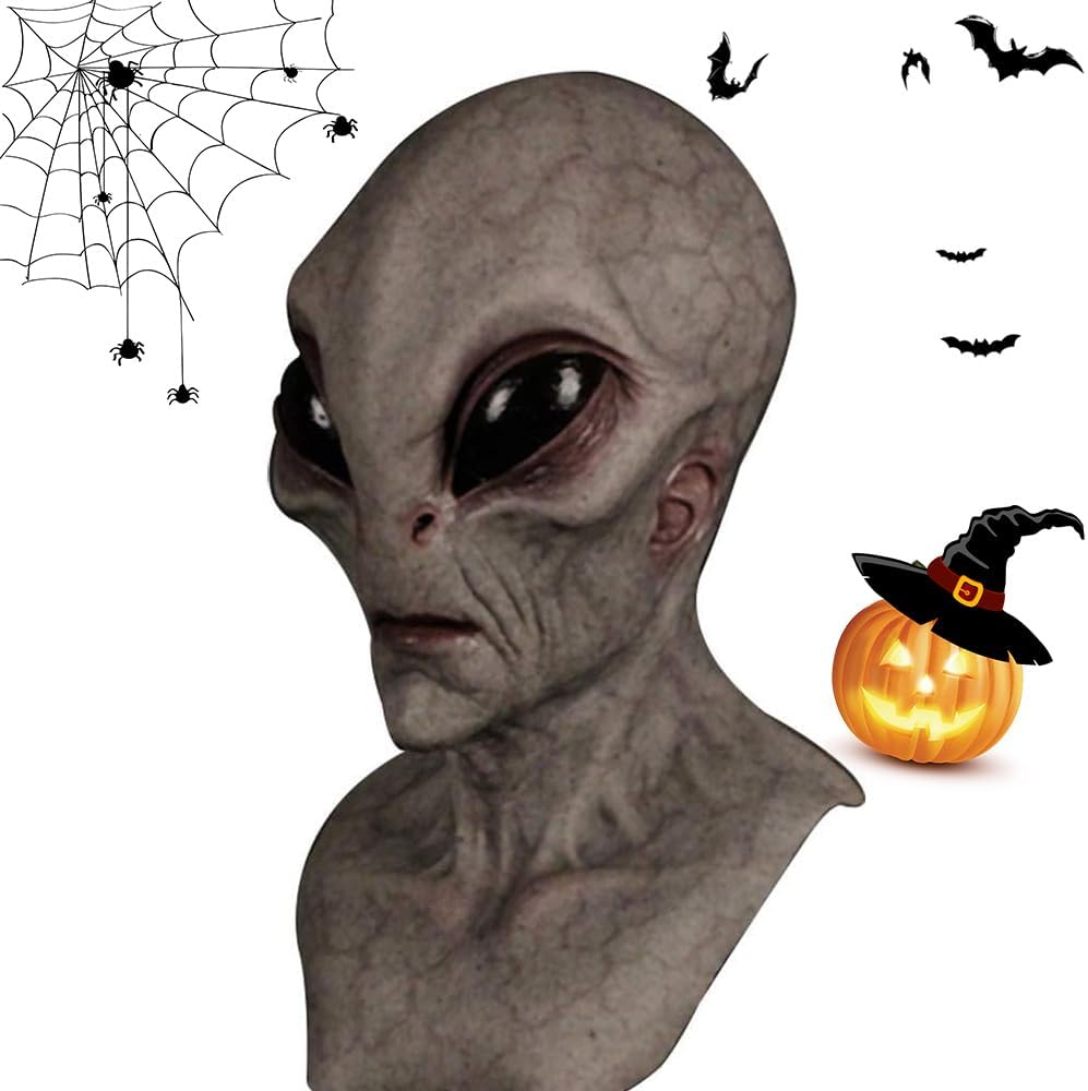 Alien Mask Full Head Skeleton Halloween