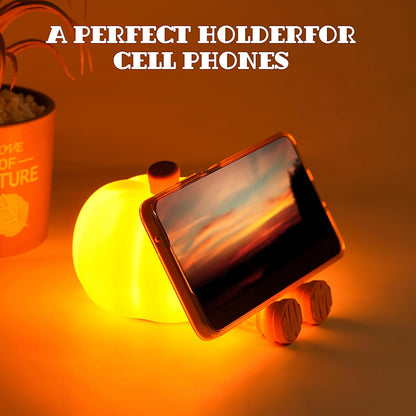 Pumpkin LED Night Light Silicone Rechargeable Touch Lamp