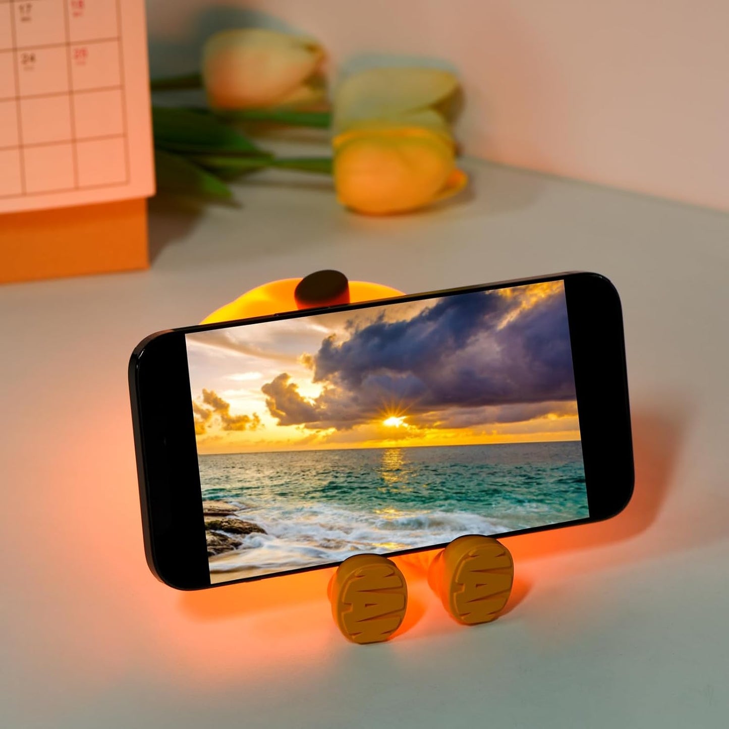 Pumpkin LED Night Light Silicone Rechargeable Touch Lamp