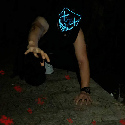 LED Light Up Halloween Mask