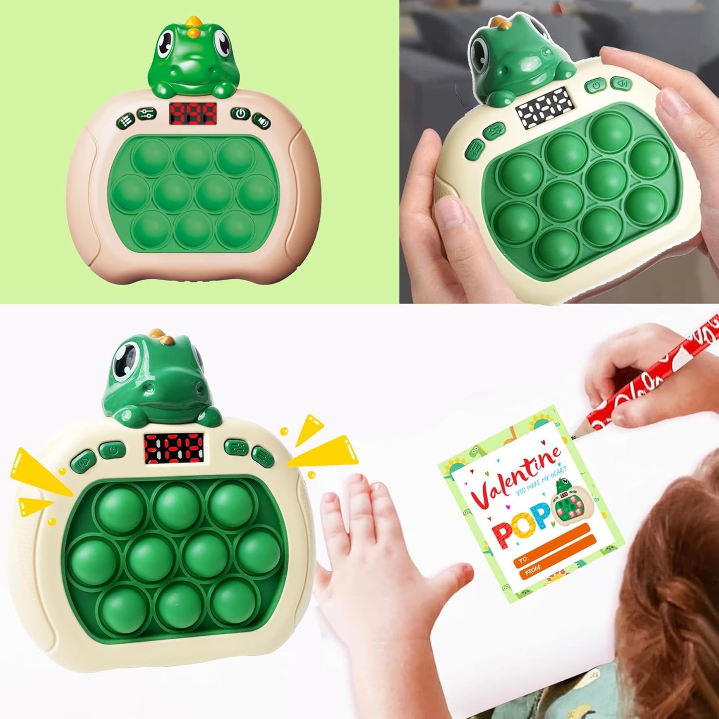 Halloween Light Up Fidget Toy Pop Game for Kids Adults