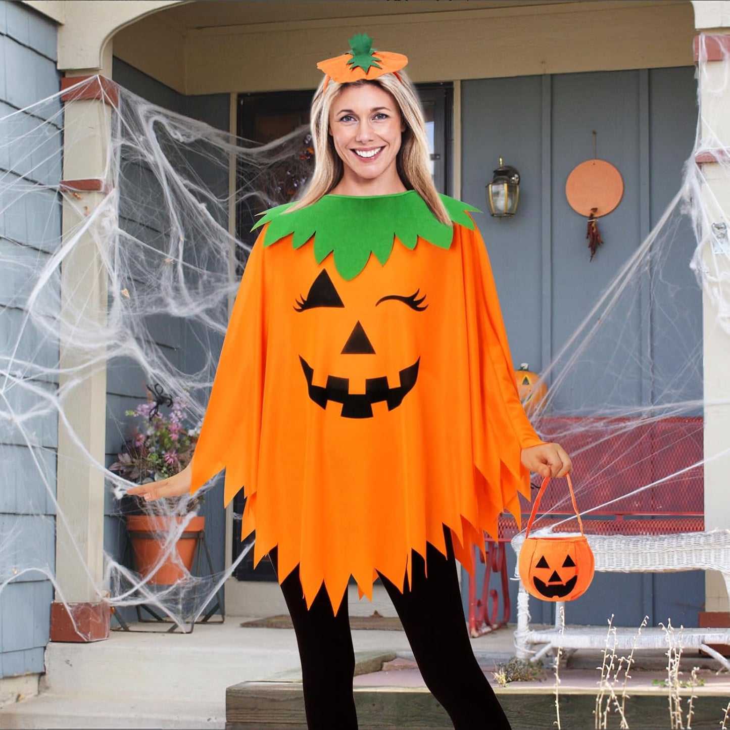 Halloween Pumpkin Costume Set for Women