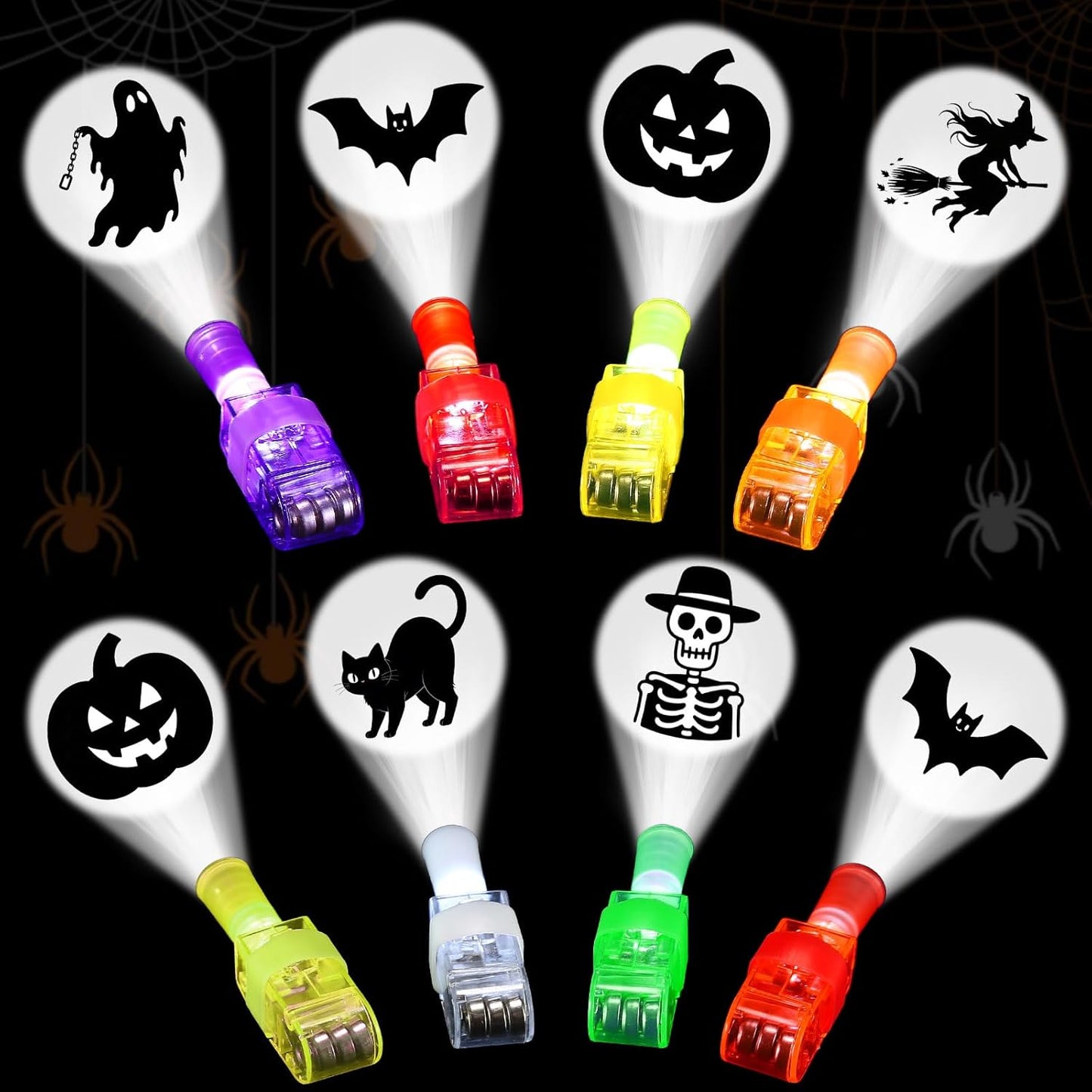 LED Finger Lights 36PCS Halloween Party Toys