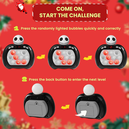 Halloween Light Up Fidget Toy Pop Game for Kids Adults