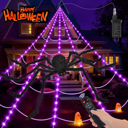 Halloween Spider Web Lights