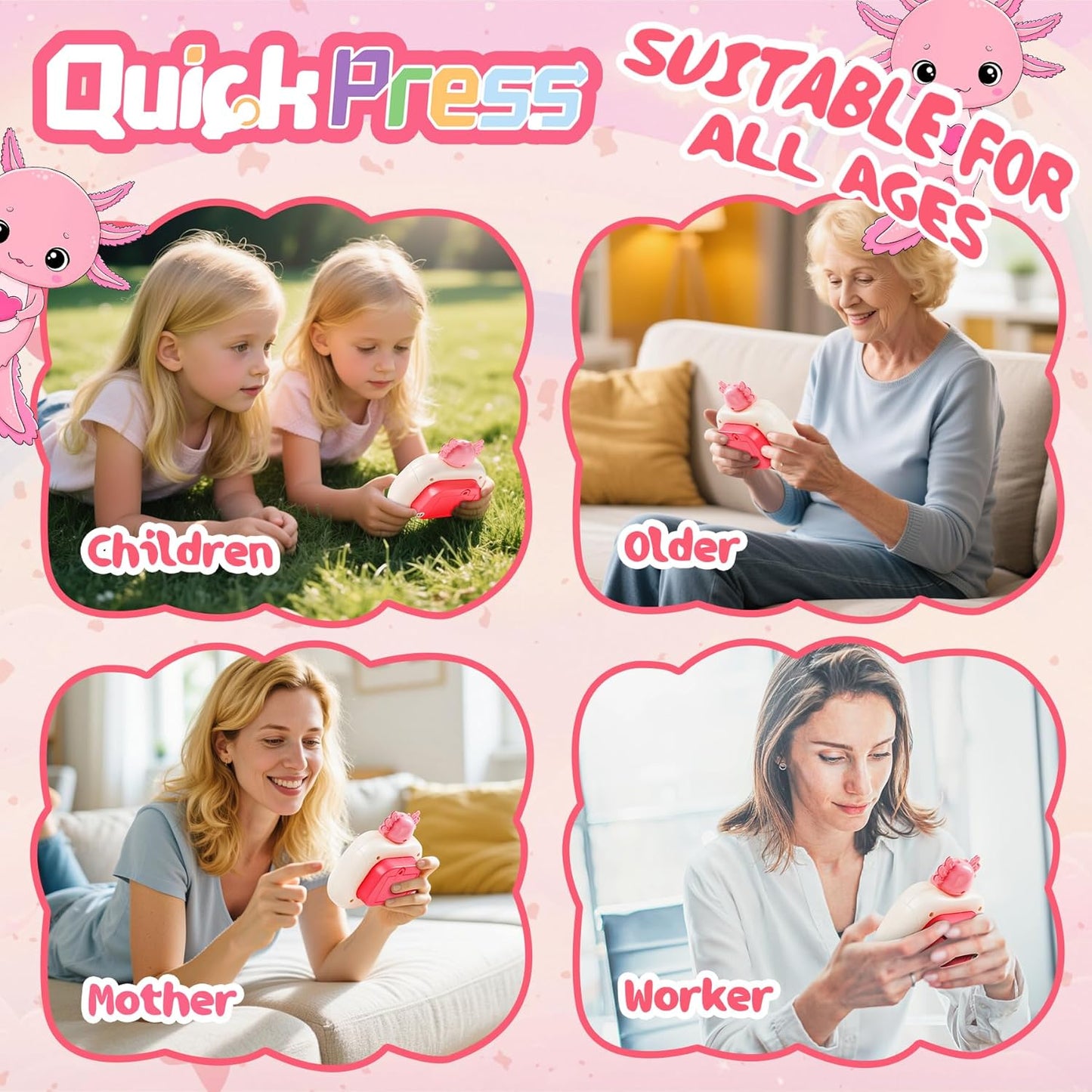 Halloween Light Up Fidget Toy Pop Game for Kids Adults