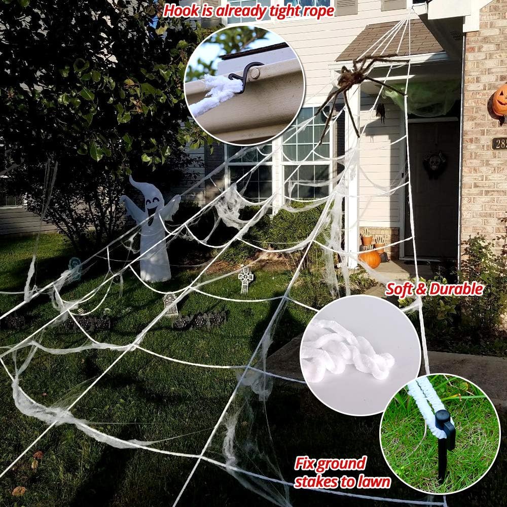 Halloween Spider Web Lights