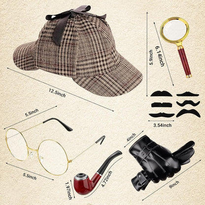 Detective Costume Accessories Set for Adults