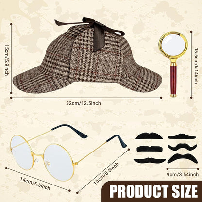 Detective Costume Accessories Set for Adults