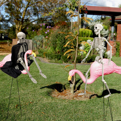 Halloween Skeleton Decorations 36 Inch Posable Full Body Yard Decor
